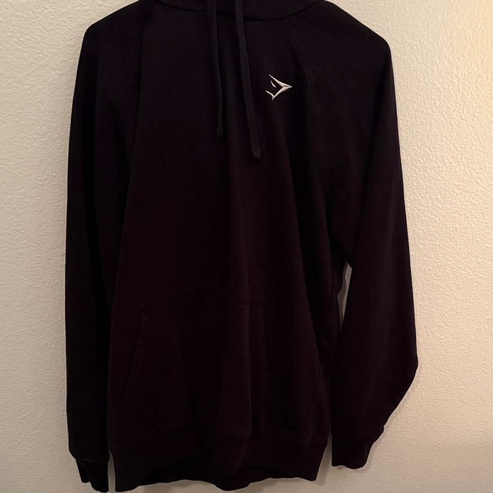 Gymshark Black Hoodie with Logo